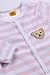 Steiff Unisex Baby 0002848 1/1 Sleeves Striped Romper, Barely Pink, 6-9 Months (Manufacturer Size:68)
