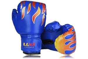‎LUNIQUZ Luniquz Kinder Boxhandschuhe, Box-Handschuhe für Kinder von 3-16 Jahre Training Gloves 4OZ 6OZ 8OZ zum MMA, Muay Thai, Kickboxen und Sandsack Sport
