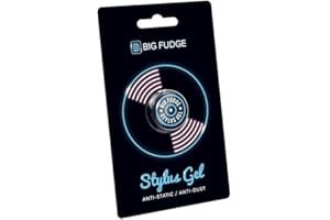BIG FUDGE Gel Limpia Agujas de Tocadiscos - Limpiador Antiestático para Aguja de Tocadiscos Vinilo - Elimina el Polvo Rápida y Eficazmente