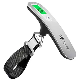 GoTrippin Metal Luggage Weighing Scale Digital (Silver_ELS)
