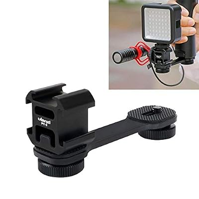 Ulanzi 3 en 1 Triple Griffe monter adaptateur convertisseur, By-mm1 Pied de micro support LED Video Light support pour Zhiyun lisse 4