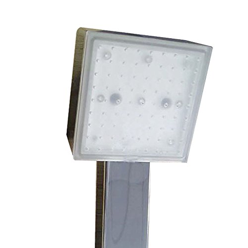 Drei Farbige Temperaturfühler Quadrat LED Dusche Sprühkop Duschsystem - 9