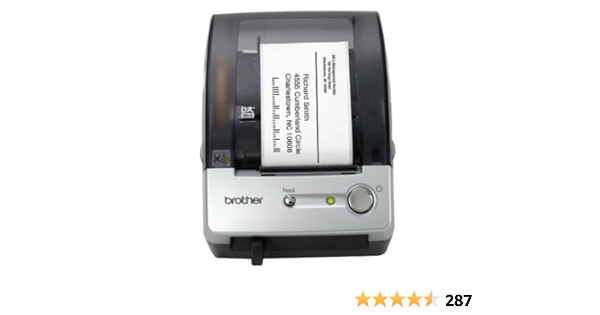 Brother P-Touch QL-500 Manual-Cut PC Label Printing System ...