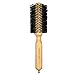 Dianyi Professional Round Barrel Hair Brush 2.2-Inch Nature Boar Bristle with Nylon For Hair Drying Styling Curing Adding Hair Volume