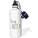 Produktbild Sports Water Bottle Gift for Kids Girl Boy, Lenas Photos Funny Quotes Boss Bitch Black Stainless Steel Water Bottle for School Office Travel 21oz