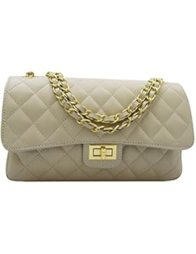 Leder Umhängetasche grün