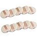 YIMOJI Cosmetic Powder Puff Facial Make-up Tools Cleansing Brushes for Ladies (10Pcs)