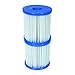 Produktbild 2 Stück, 2 Bestway Filterkartusche für elektrische 530gal Schwimmbad Filterpumpe