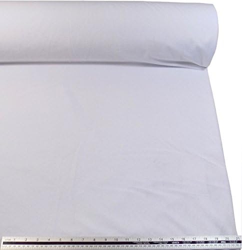 Plain Supersoft Fleece White Fabric Material A4 Sample