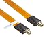 Produktbild Good Connections® SAT Tür-/Fensterdurchführung - High-Quality, extrem flach - F-Kupplung an F-Kupplung - Gesamtlänge inkl. Stecker 32 cm, flexible Länge 23 cm