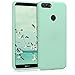 Price comparison product image kwmobile TPU Silicone Case for Huawei Enjoy 7S / P Smart - Soft Flexible Shock Absorbent Protective Phone Cover - Mint Matte