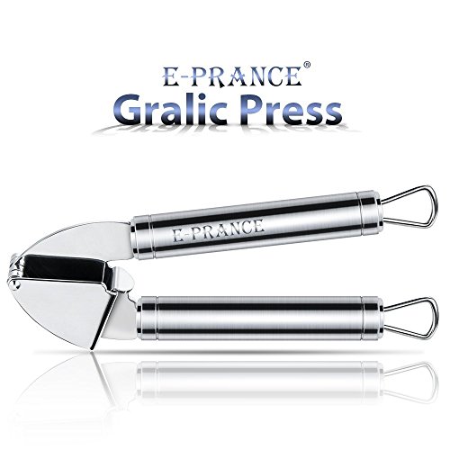 E-PRANCE Knoblauchpresse Knoblauchschneider Garlic press Edelstahl - 8