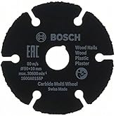 Bosch Professional Accessories Cutting Disc Carbide Multi Wheel (For Multiple Materials, &Oslash; 50 mm, Accessory EasyCut&Grind)