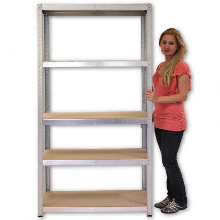 ATLAS Regal Kellerregal 180x90x40 cm verzinkt 5 Böden 875kg - 2