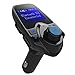 Produktbild FM Übermittler, drahtloser Radio-Audio-Adapter MP3-Player Bluetooth freihändiger Auto-Installationssatz mit Doppel-USB-Auto-Aufladeeinheit 3.5mm Audio-Hafen, TF Einbauschlitz, USB-Blitz-Antriebs-Hafen, Großer Schirm