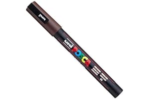 Posca PC-3m por Uni-Ball - Línea Completa Of 40 Colores Disponibles - Marrón Oscuro