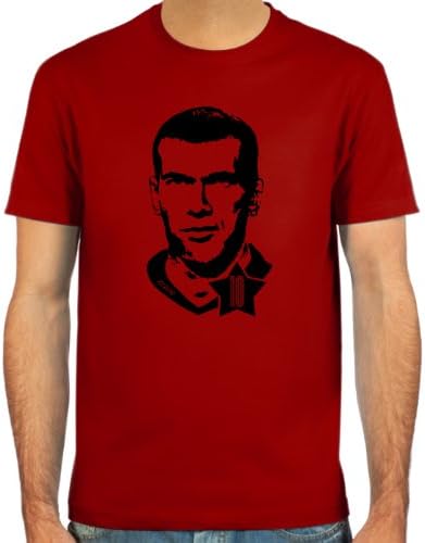 SpielRaum T-shirt Zinedine Zidane ::: Colour: skyblue, sand, white or deepred ::: Sizes: S-XXL (football)