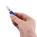 inkint 2.35mm Shank Flat Top Electric Nail Drill Bit Electric Drill Manicure Machine Accessory Tools for Natural or Artificial Nail Design (Blue)