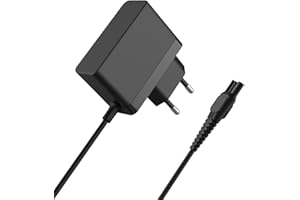 Bouge 8V 2W Elektrorasierer Ladegerät Netzteil Kompatibel für Philips Norelco One Blade Rasierer QP2530, QP2630, QP2530/30, QP2530/25, QP2630/30, QP2630/70 OneBlade Netzkabel, Ersatz HQ850 Ladekabel