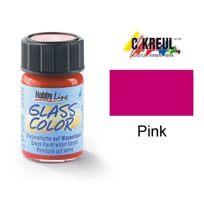 Glass Color Glasmalfarbe, 20ml, Pink [Spielzeug]
