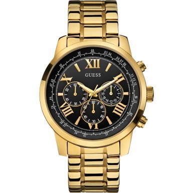 Guess Herren-Armbanduhr Analog Quarz Edelstahl W0379G4 Guess Herren-Armbanduhr Analog Quarz Edelstahl W0379G4