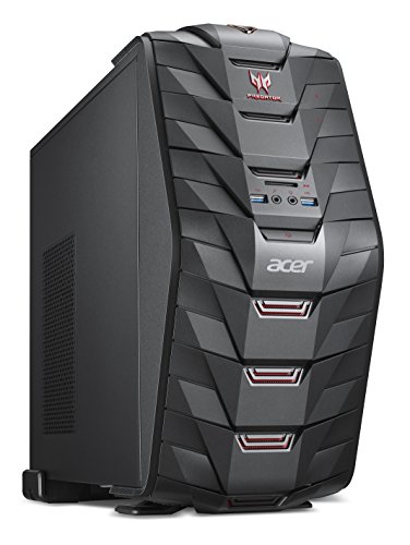 Acer Predator G3 (G3-710) Desktop-PC (Intel Core i5-7400, 8 RAM, NVIDIA GeForce GTX 1060 3GB, 2.000 GB HDD + 256 GB SSD, DVD SM, Win 10 Home) schwarz - 6