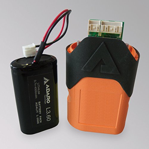 ADALIT Taschenlampe LED-Industriehandleuchte IL-300 ATEX mit Notstromfunktion wiederaufladbar, 1 Stück, orange / schwarz - 11