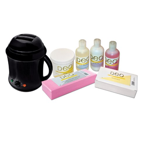 030451K Deo Professional 1000cc Starter Wax Waxing Heater Pot Warmer Kit BLACK