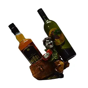 eCraftIndia Wine Holder for 2 Bottles (LxWxH - 8INx5INx8IN)