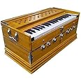 SATYA EXPORTS Harmonium 440Hz Extra Height Long Sustain Sound Yoga Bhajan Size - 22x12x10 Inches