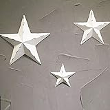 Vintage, Iron Craft, estrella de cinco puntas, decoración de la fiesta de la pared, 3D estrellas pared colgante, Bar Cafe telón de fondo decoración