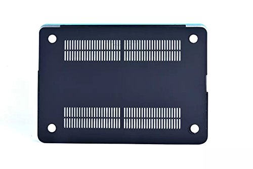 HASESS MacBook Pro 13.3 mit Retina Hülle – Premium PU-Leder Coated Harte Schale Abdeckung für Apple MacBook Pro 13.3″ A1425 A1502 Retina + Klar TPU EU/UK Tastatur Abdeckung + Klar LCD-Schirm-Schutz – Blau - 7