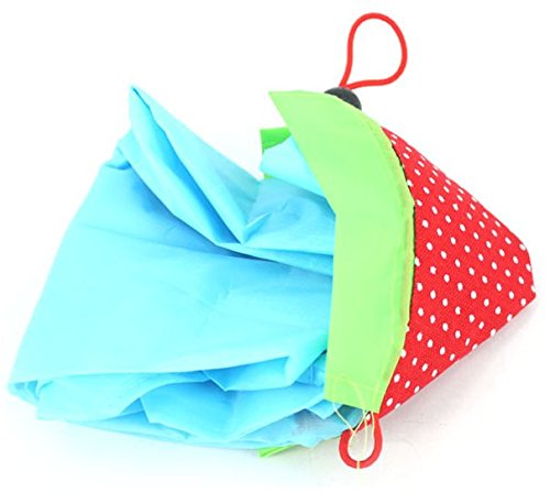LIFECART Erdbeere faltbar ECO Taschen wiederverwendbare Einkaufstaschen Tote - 2