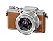 Produktbild Panasonic DMC-GF7 Lumix Kamera Kit mit H-FS 12-32 mm Objektiv Braun/Silber