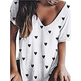 camisas de mujer de vestir para gorditas ➽ Mujer Camiseta Manga Corta de Lunares con Cuello en Pico Top Manga Corta Blusa Camisa Jersey Shirt ,blusas de mujer tallas grandes,blusas de mujer manga larga de vestir de moda 2017 de fiesta baratas camisetas mujer originales camisetas mujer invierno camisetas mujer sexy camisetas mujer baratas Camisetas Mujer Manga Corta Sin Costuras Mujer Camiseta Recta con Aberturas en Las MangasTops para Mujer, Camiseta con Remiendo de Manga Corta Ocasional