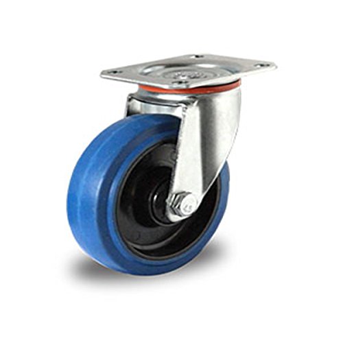Blue Wheels Lenkrolle 80 mm Elastik
