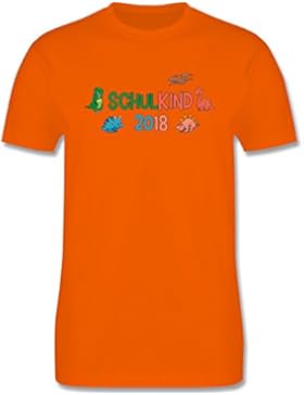 Einschulung - Schulkind 2018 Dinos - Kinder T-Shirt