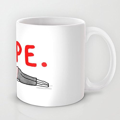 koienOU - Nope - Funny Cup / Customize Cup 11oz 3.8in H x3.2in W