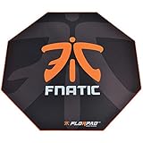 Florpad Gamer-/Esport Tapis de Protection de Sol - Souple, 120x120cm, Team (Fnatic)