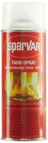 SparVar Hochtemperatur Lackspray 400 ml bis 650 Grad C, klarlack, 6013039
