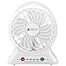 Produktbild Tischventilator, dizauL USB mini Fan multifunktions tragbaren mobilen 3-Gang Schreibtisch/ Tisch Fan+power bank+LED Taschenlampe-weiß