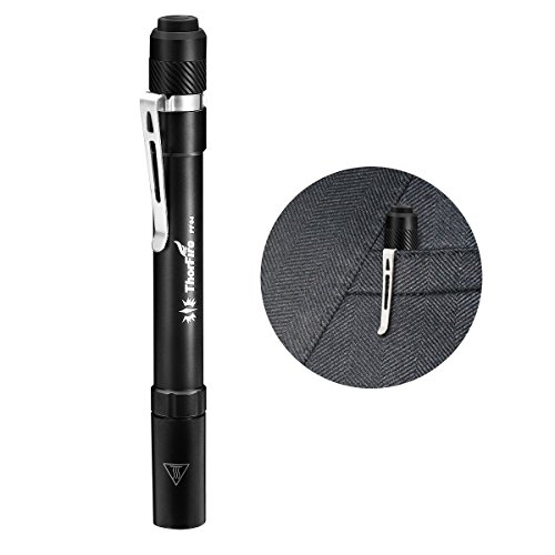 ThorFire LED Taschenlampe,PF04 Mini Taschenlampe MAX 210 Lumen Feder Licht Mini EDC Taschen Licht Taschenlampe,Verbesserte Version (Zwei AAA-Batterien Nicht Eingeschlossen) - 5