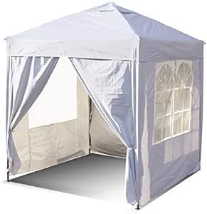 Gazebo Pop Up 2x2m SANHENG - Tenda Impermeabile Per Esterno | Con Pesi E Pareti - Foto 11