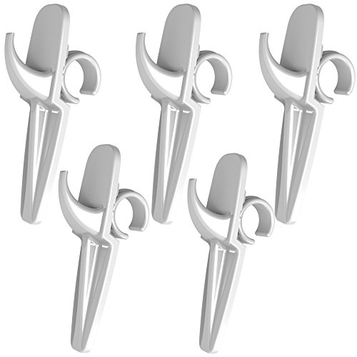 Premium Handtuchhalter im 5er Set - Made in Germany - Top Qualität! Hakenclip der originale Rundheizkörperhaken für das Bad!