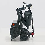 Deluxe Easy Folding Mobility Scooter-Electric Scooters for Adult Black