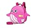 Produktbild OMALOO Baby Kleinkind Rucksack Baby Rucksack Kleines Kind Anti-Verlorenes Bag with Sicherheits-Zügel-Leine-Gurt für 1-3 Jahre Jungen und Mädchen (Rosa)