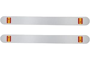 JJ LMS Protecteur de raquette de padel transparent - Lot de 2 unités de protection pour raquette de padel drapeau espagnol