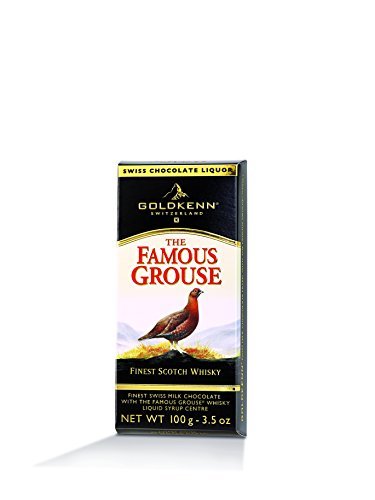 Preisvergleich Produktbild Famous Grouse Whisky Goldkenn Schokolade a 100 g, flüssig gefüllt mit Zuckerkruste