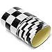 Price comparison product image 7.6x275cm Vinyl Decal Tape Black&White Checkered Vehicle Sticker Fashion Vinyl Wrap For Car Bike Motorcycle Truck