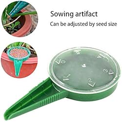 Distributeur de semences, outils de jardin 5 semoirs à graines réglables, Transplanteurs et perforateurs de différentes tailles